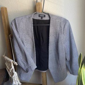 Plaid Formal/Dress Jacket